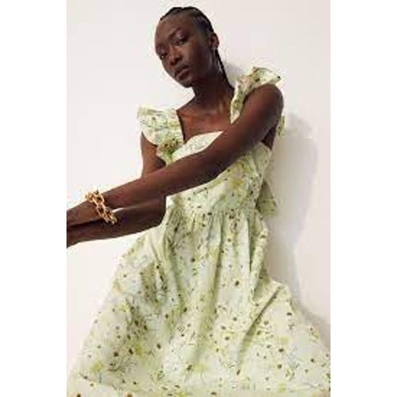 H&M Wildflower Collection Floral Poplin Dress - Picture 5 of 16